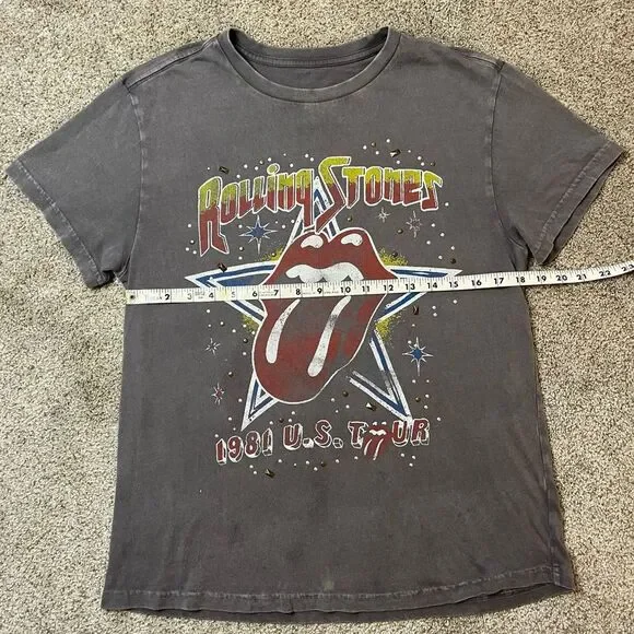 NWOT AEROPOSTALE Rolling Stones embellished graphic tshirt - Picture 4 of 6